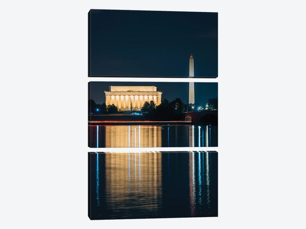 Lincoln & Washington I by Jon Bilous 3-piece Art Print