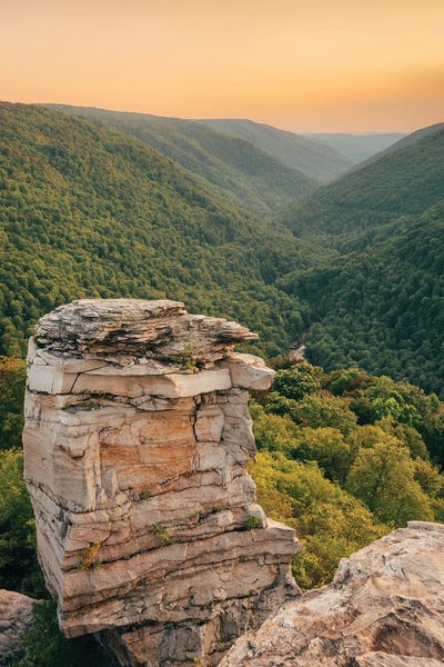 West Virginia: Lindy Point Sunset, Blackwater Falls I by Jon Bilous