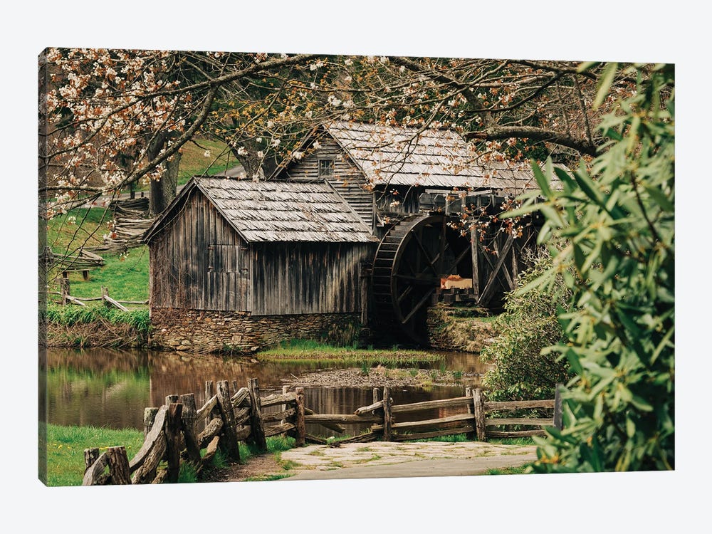 Mabry Mill, Blue Ridge Parkway II by Jon Bilous 1-piece Canvas Print