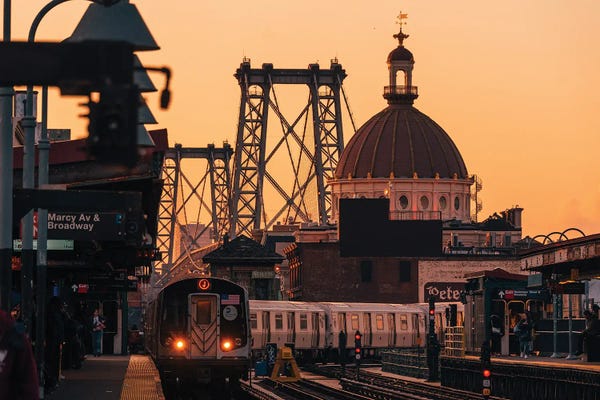 Trains: Marcy Ave by Jon Bilous