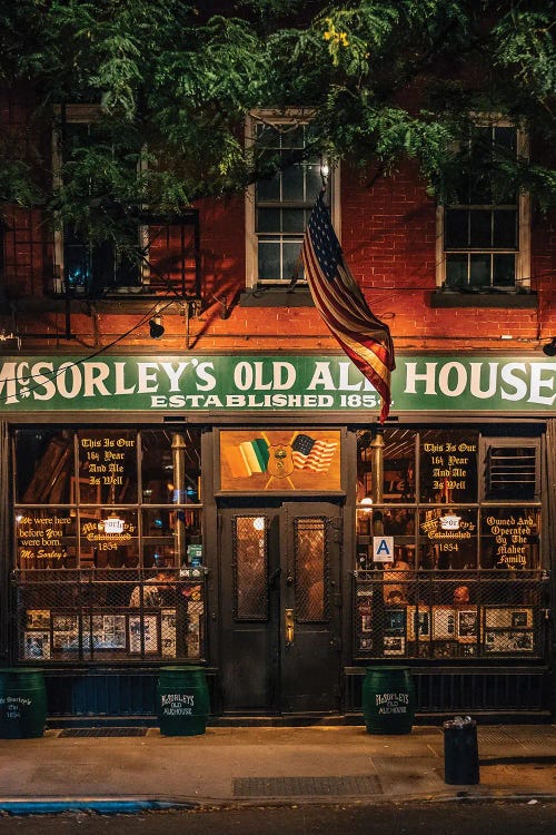 Mcsorley's Old Ale House by Jon Bilous wall art