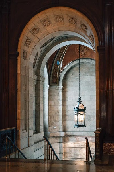 Staircases: New York Public Library II by Jon Bilous