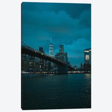 NYC Skyline From Dumbo I Canvas Print #BLJ146} by Jon Bilous Canvas Art Print
