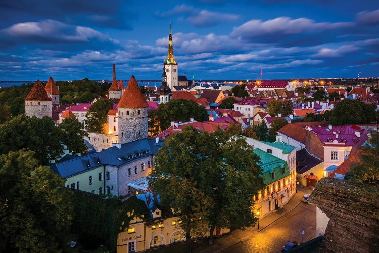 Old Town At Night