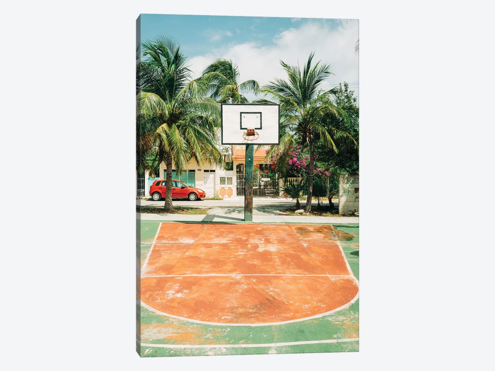 Basketball, Isla Mujeres I by Jon Bilous 1-piece Canvas Wall Art