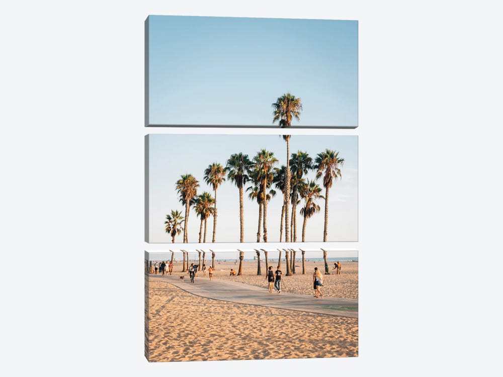 Palms, Santa Monica II by Jon Bilous 3-piece Canvas Art
