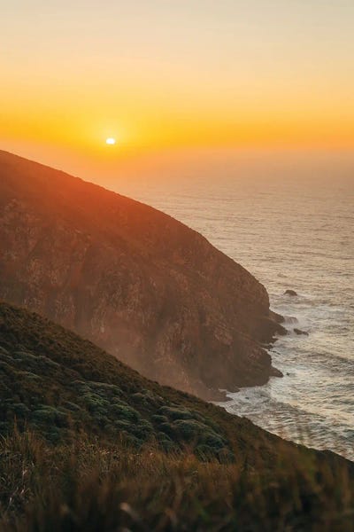 Cliffs: Point Reyes Sunset by Jon Bilous