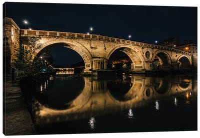 Ponte Sisto I Canvas Art Print - Jon Bilous