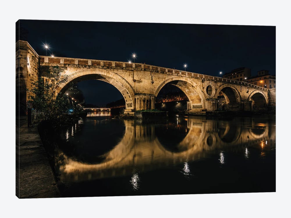 Ponte Sisto I by Jon Bilous 1-piece Canvas Wall Art