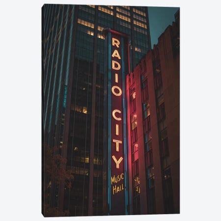 Radio City Canvas Print #BLJ164} by Jon Bilous Canvas Print