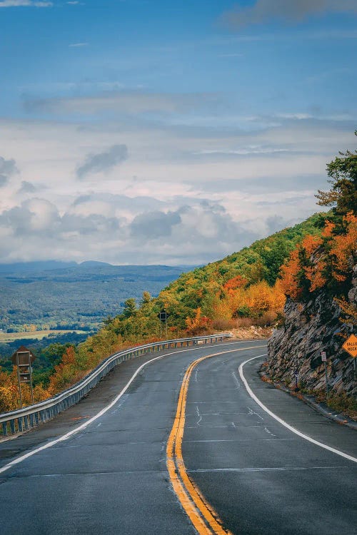Route 52 Autumn by Jon Bilous wall art