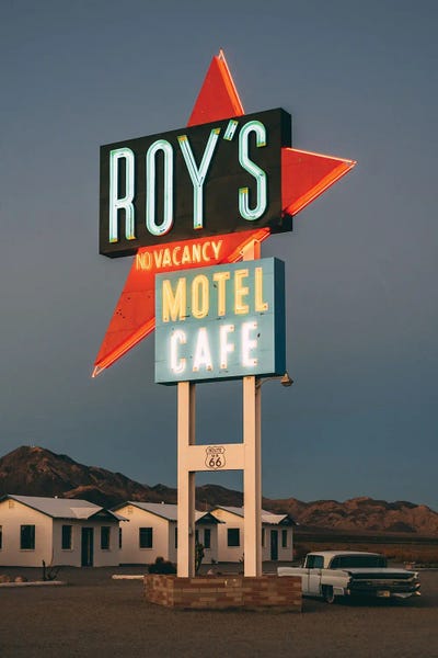 Route 66: Roy's On Route 66, Amboy III by Jon Bilous