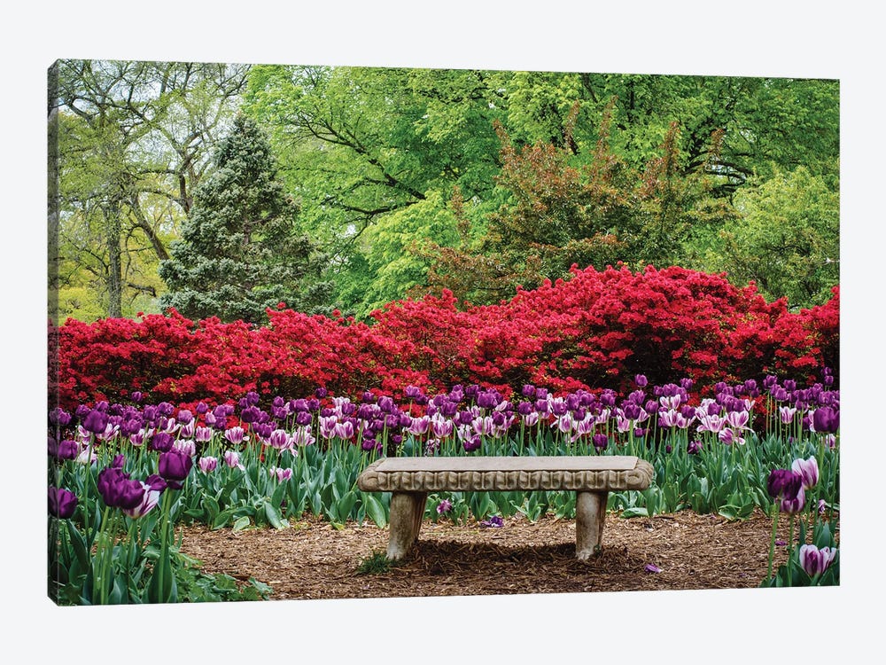 Seated In Sherwood Gardens Park by Jon Bilous 1-piece Art Print