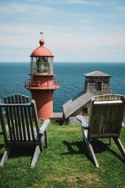 Quebec: Sitting At Pointe-à-la-Renommée Lighthouse II by Jon Bilous