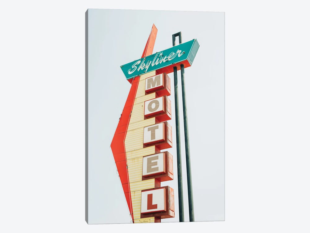 Skyliner Motel, Route 66 by Jon Bilous 1-piece Canvas Art Print