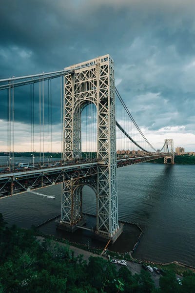 Canvas Print: Stormy George Washington by Jon Bilous