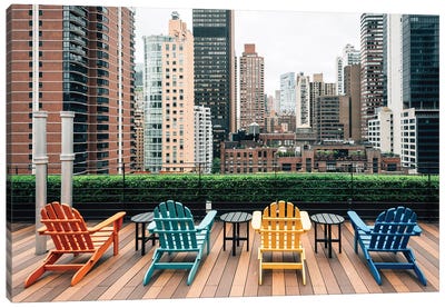Take A Seat I Canvas Art Print - New York City Skylines