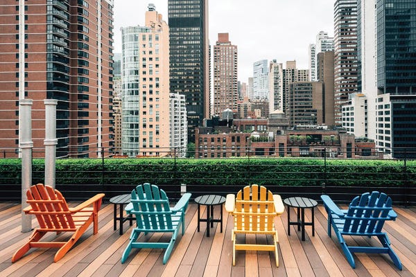 New York City Skylines: Take A Seat I by Jon Bilous