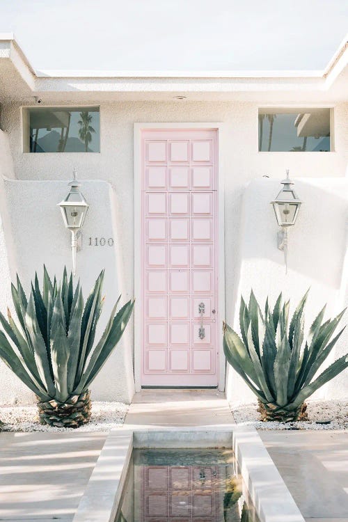 That Pink Door by Jon Bilous wall art