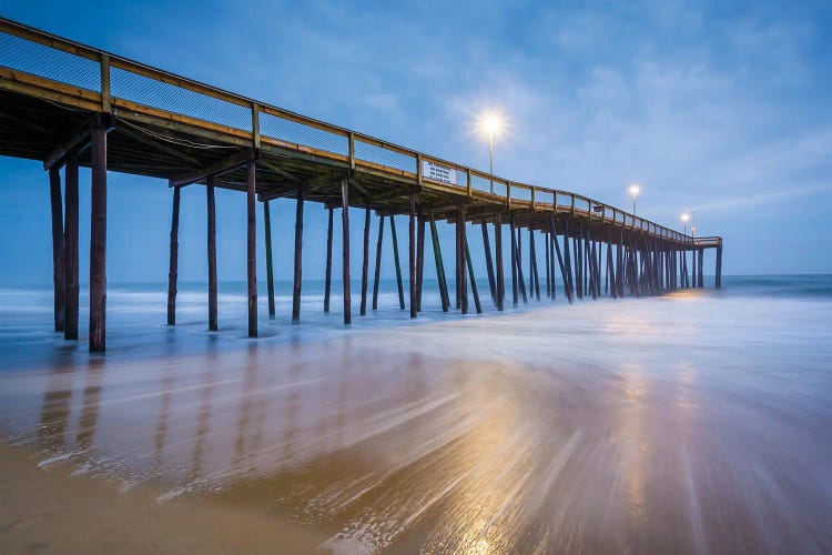 The Atlantic & Fishing Pier by Jon Bilous wall art