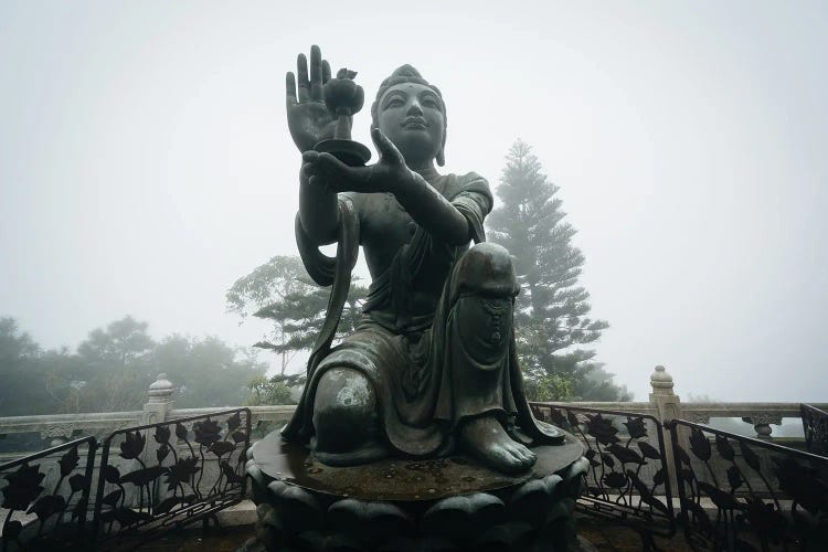 The Big Buddha by Jon Bilous wall art