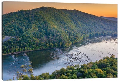 The Potomac River No. 3 Canvas Art Print - Virginia Art
