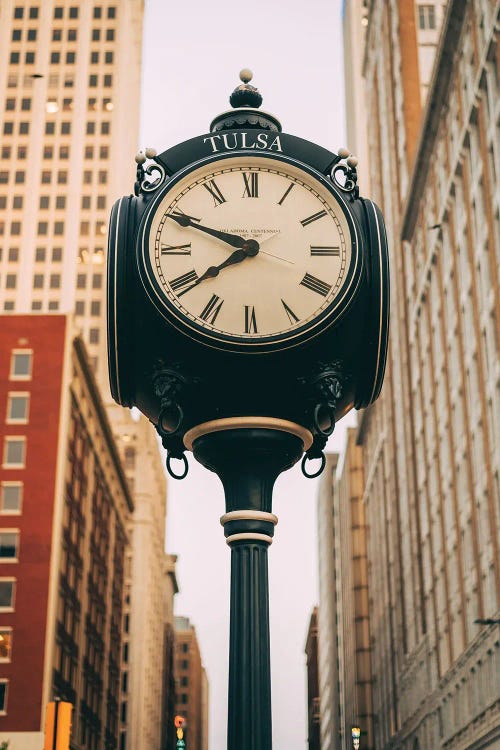 Tulsa Centennial Clock I by Jon Bilous wall art