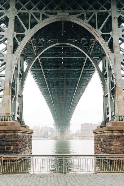 Brooklyn Bridge: Under The Williamsburg II by Jon Bilous