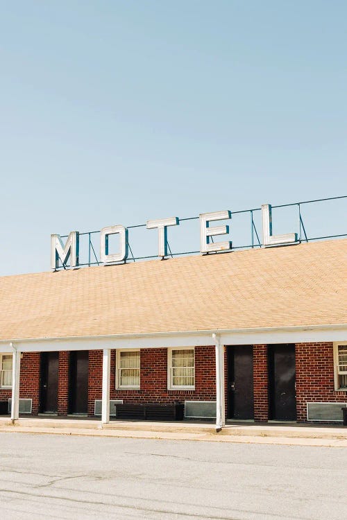 Beltway Motel I by Jon Bilous wall art