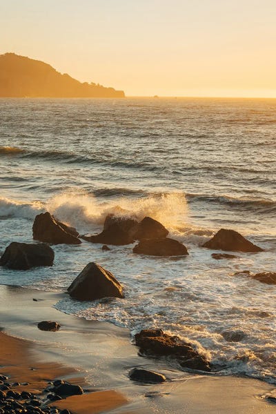 San Francisco: Waves Crashing, Marshall Beach by Jon Bilous