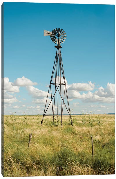 Windmill, Route 66 Canvas Art Print - Jon Bilous