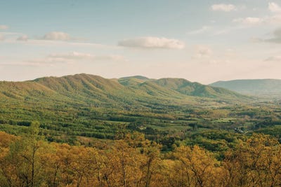 Blue Ridge Views I by Jon Bilous framed canvas print