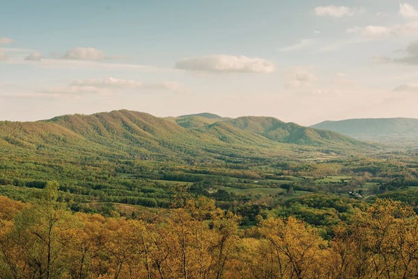 Appalachian Mountains: Blue Ridge Views I by Jon Bilous