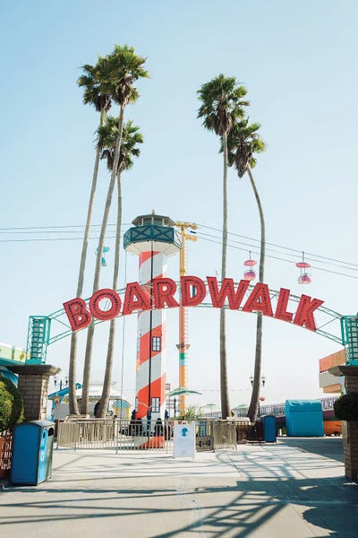 Fine Art Print: Boardwalk, Santa Cruz I by Jon Bilous