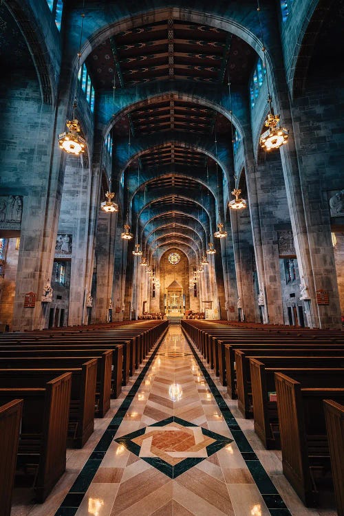 Cathedral Of Mary Our Queen by Jon Bilous wall art