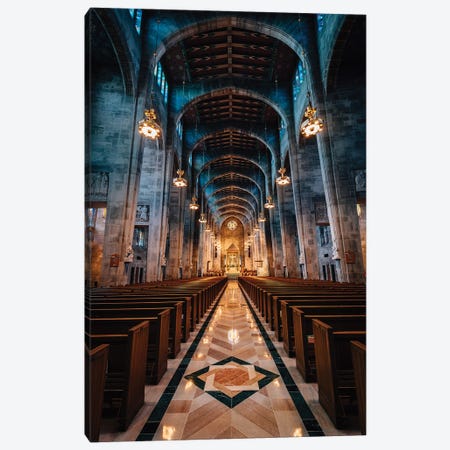 Cathedral Of Mary Our Queen Canvas Print #BLJ48} by Jon Bilous Canvas Print