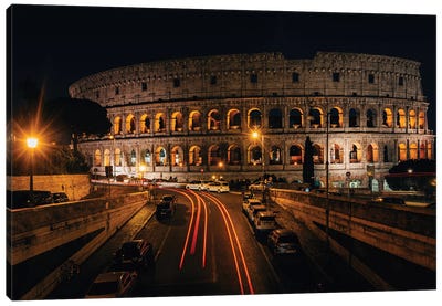Colosseum V Canvas Art Print - The Seven Wonders of the World