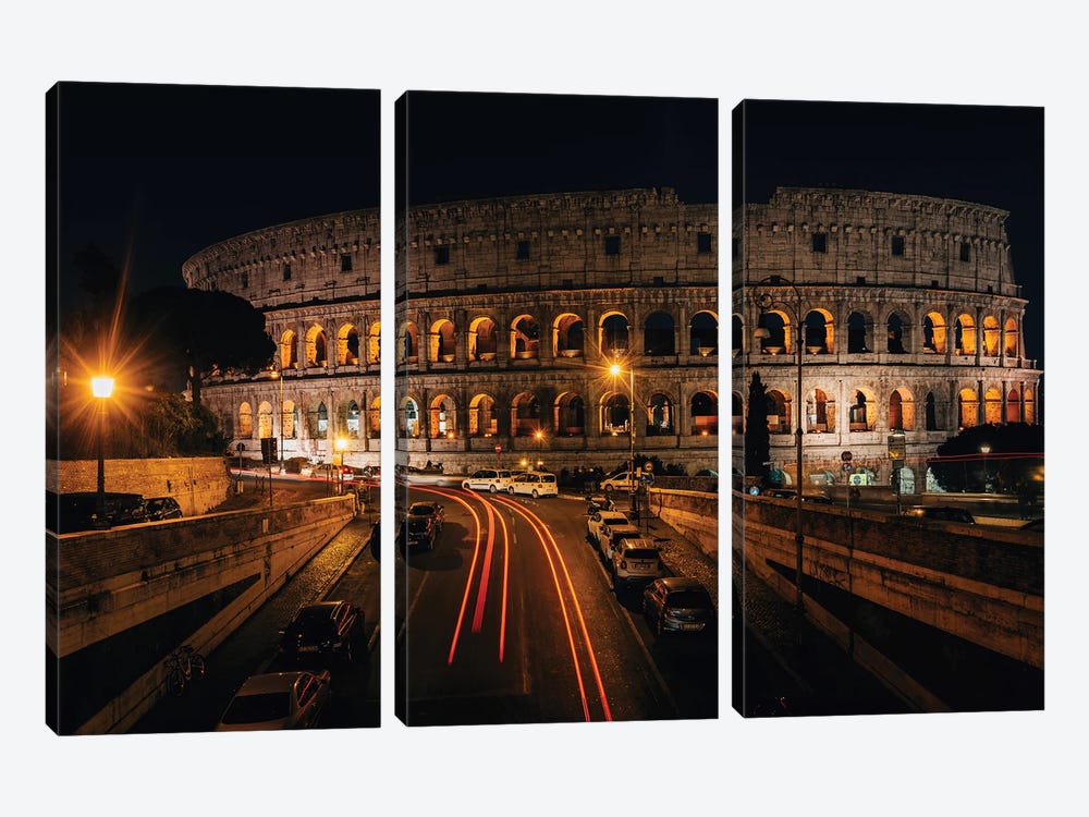Colosseum V by Jon Bilous 3-piece Canvas Print