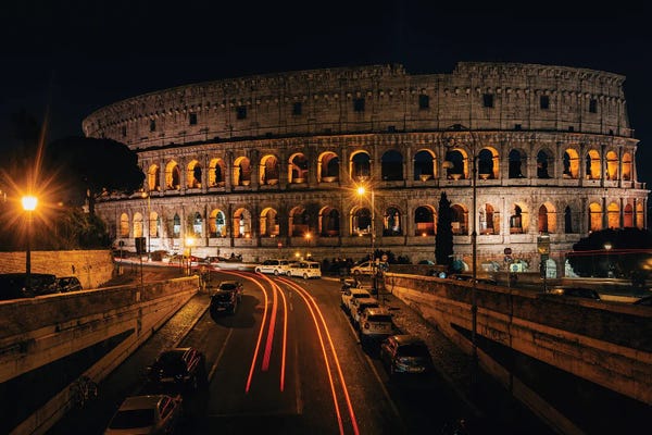 Ancient Ruins: Colosseum V by Jon Bilous