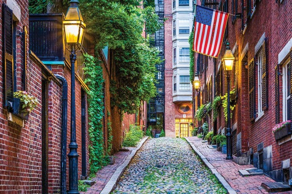 Massachusetts: Acorn Street by Jon Bilous