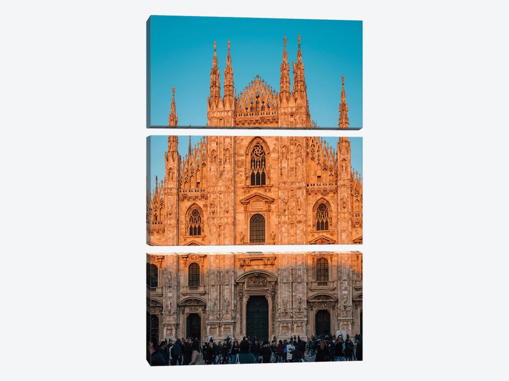 Duomo Di Milano II by Jon Bilous 3-piece Canvas Wall Art