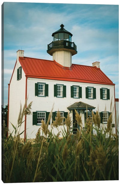East Point Lighthouse, New Jersey Canvas Art Print - New Jersey Art
