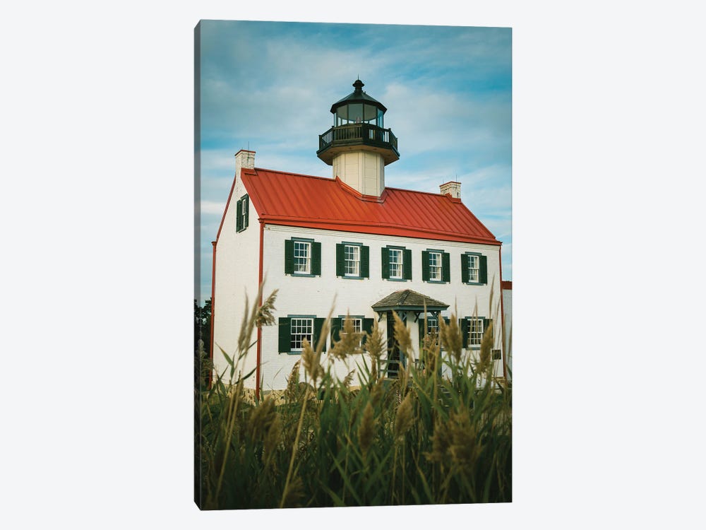 East Point Lighthouse, New Jersey by Jon Bilous 1-piece Canvas Art Print