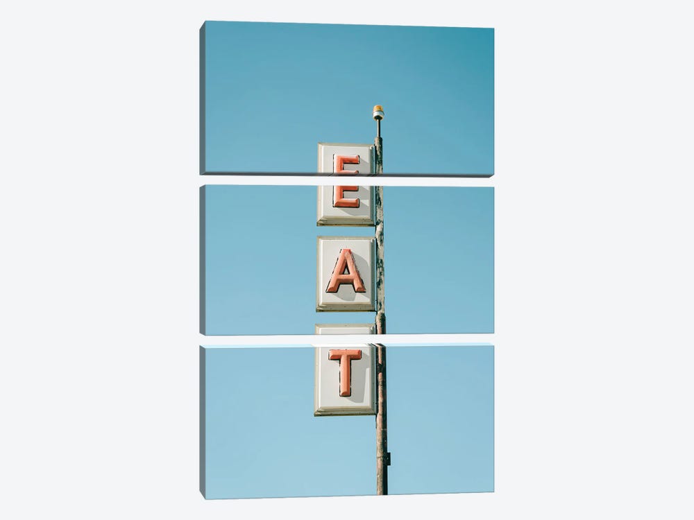 Eat In San Jon by Jon Bilous 3-piece Canvas Art Print