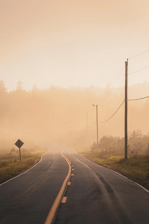 Foggy Lubec by Jon Bilous wall art