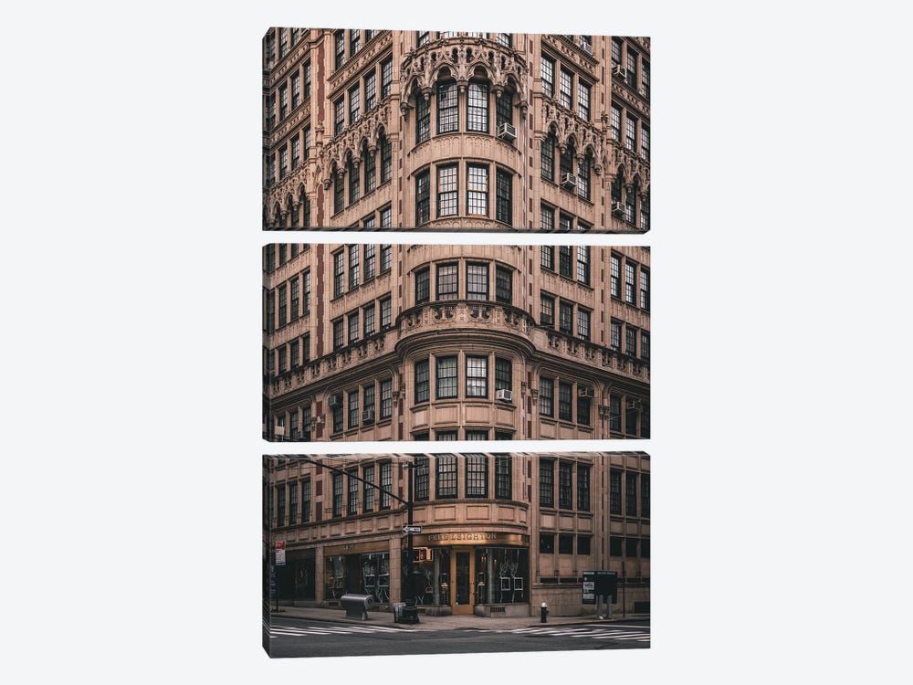 Fred Leighton Building by Jon Bilous 3-piece Canvas Print