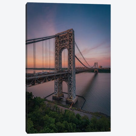 George Washington Bridge Canvas Print #BLJ89} by Jon Bilous Canvas Art Print