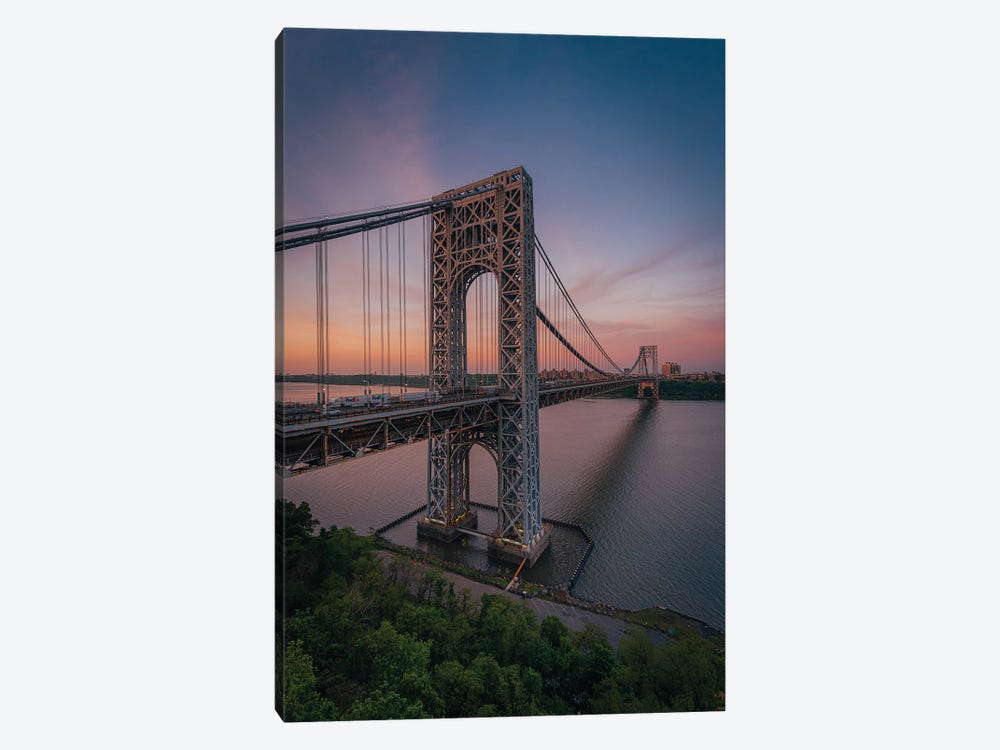 George Washington Bridge by Jon Bilous 1-piece Canvas Art