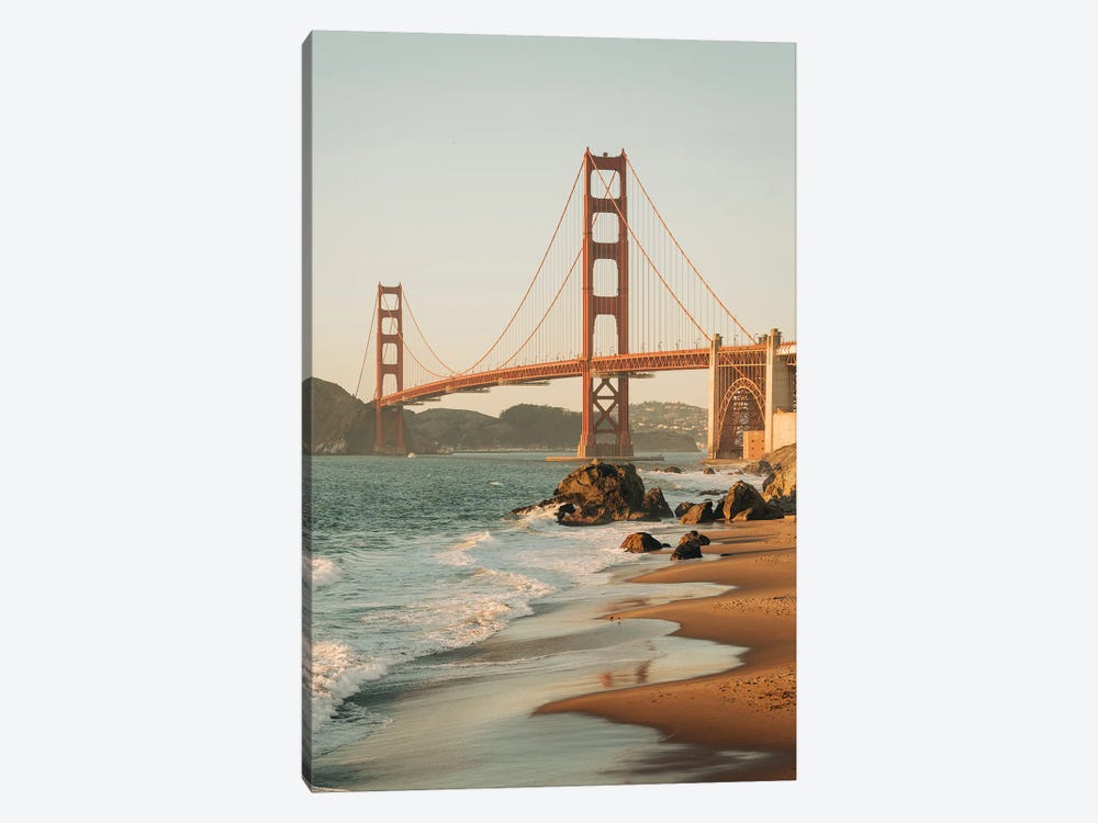 Golden Gate From Marshall's Beach I by Jon Bilous 1-piece Canvas Print