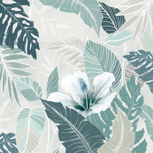 Alex Black: Teal Tropics I by Alex Black